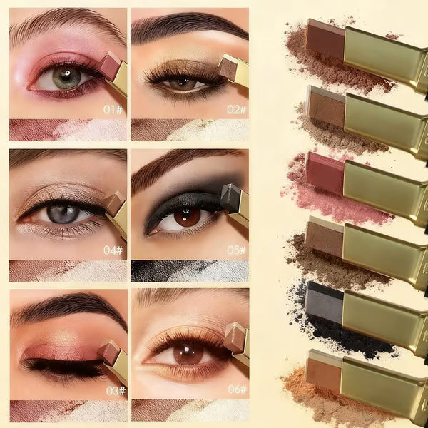 Matte Two Color Eyeshadow Stick