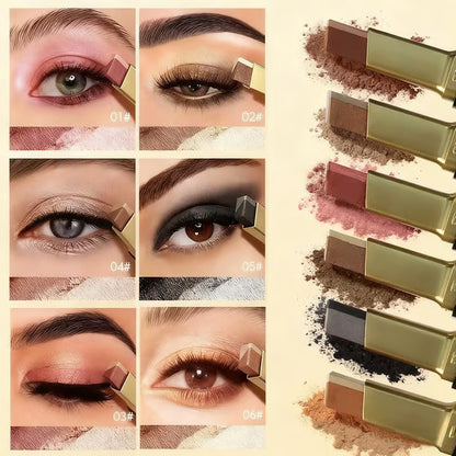 Matte Two Color Eyeshadow Stick