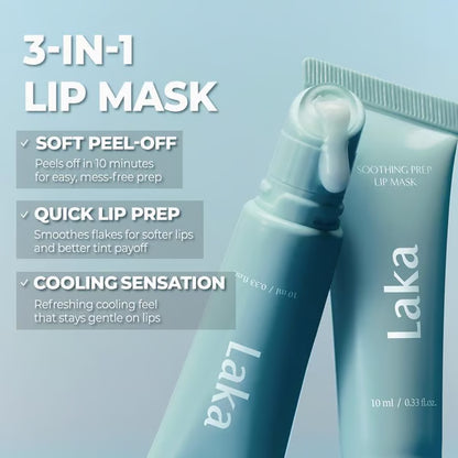 💄Soothing Prep Lip Mask — Cooling peel-off lip mask for moisturizing and smoother lip prep✨