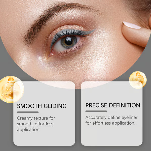 🌟 【24H Lock】1440-Minute Smudge-Proof Eyeliner| Precision Define, All-Day Stay, Transfer-Resistant Makeup Duo 🌟