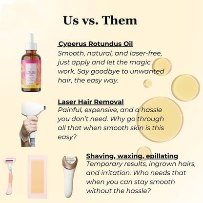 🏆Flash Sale⚡ 50K+ SOLD! Almost Gone-🔥Hair removal essential oil