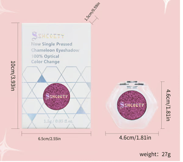 Double chrome eye shadow