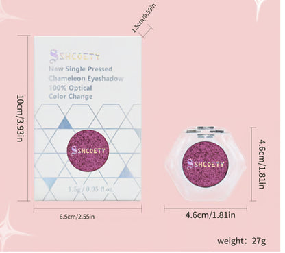 Double chrome eye shadow