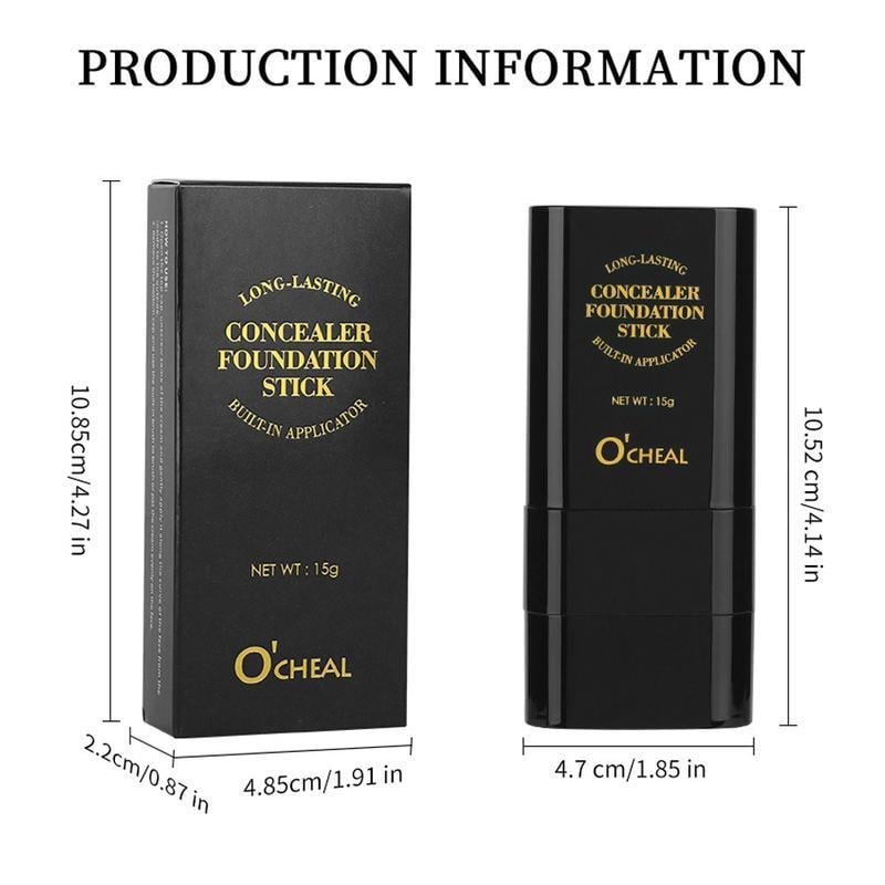 💥Dual-Ended Eraser Foundation Stick: Conceal & Highlight