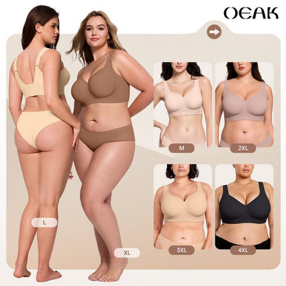Jelly Wireless Bra💃 – Full Coverage, Ultra Soft & All-Day Comfort