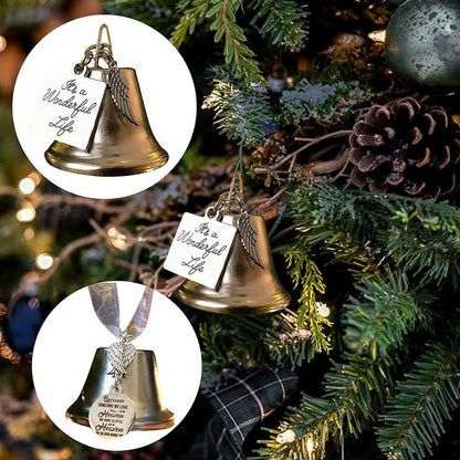 🔥 Memorial Ornaments Angel Wings Bell