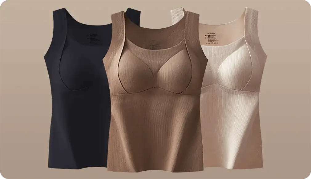 🎉Hot Selling Thickened Warm Tank Top with Shelf Bra