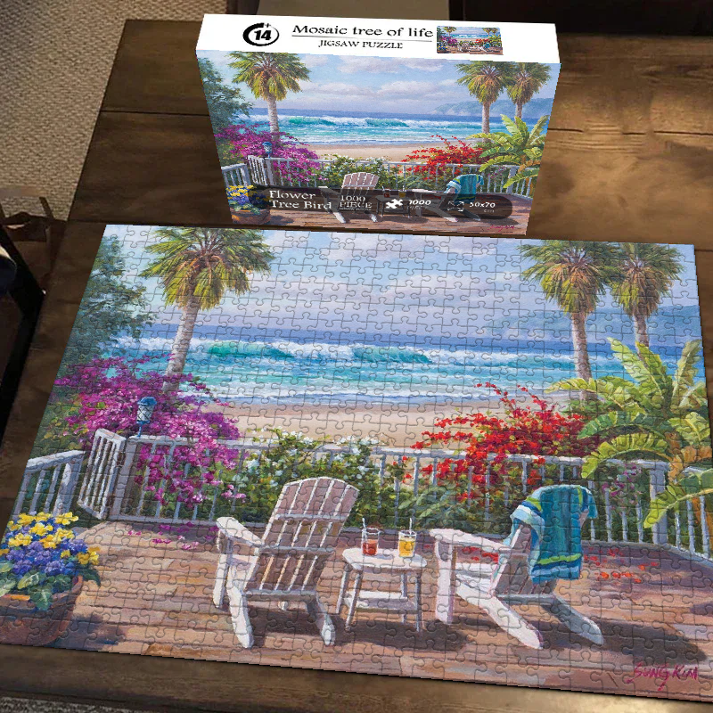 Coastal Cottage Jigsaw Puzzle 500 1000 Pieces