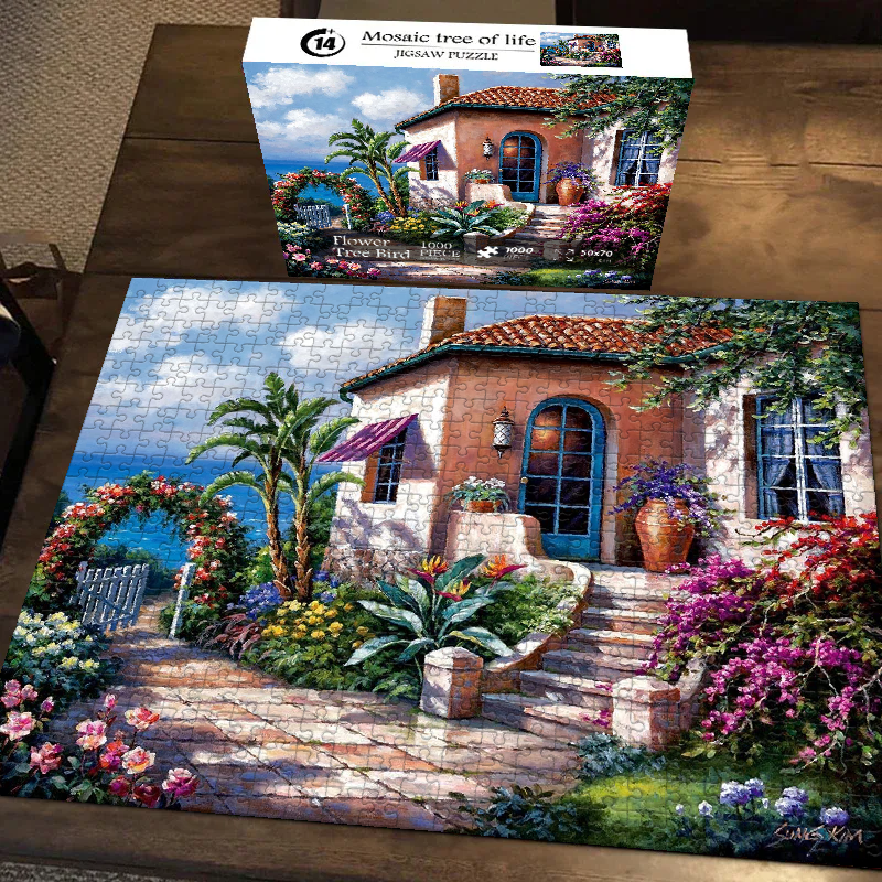 Coastal Cottage Jigsaw Puzzle 500 1000 Pieces