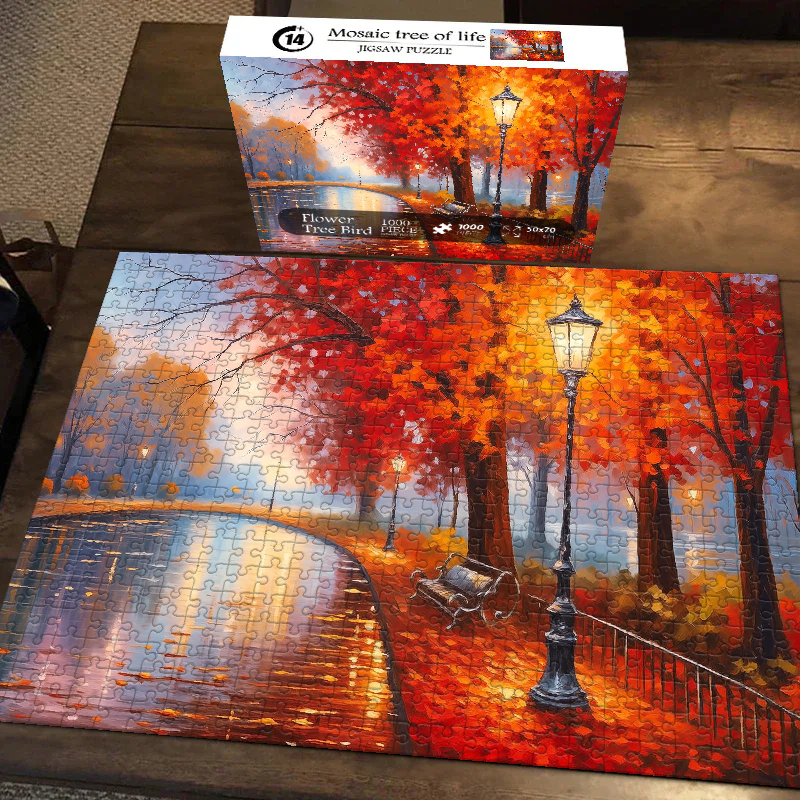 Autumn Path Jigsaw Puzzle 500 1000 Pieces