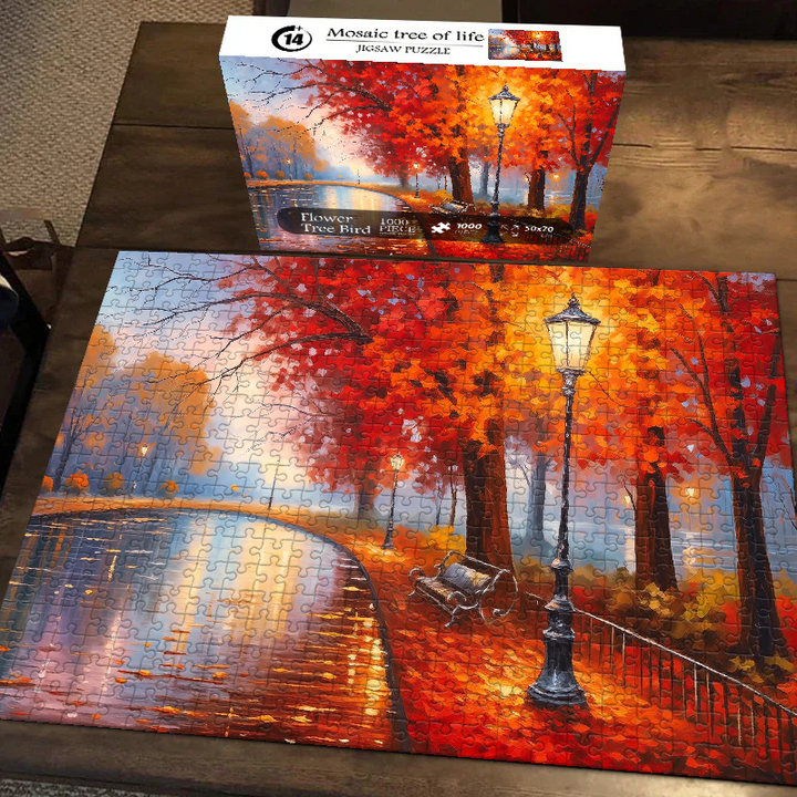 Autumn Path Jigsaw Puzzle 500 1000 Pieces