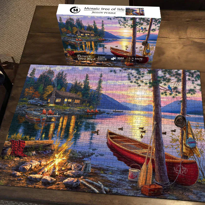 Tranquil Lake Jigsaw Puzzle 500 1000 Pieces