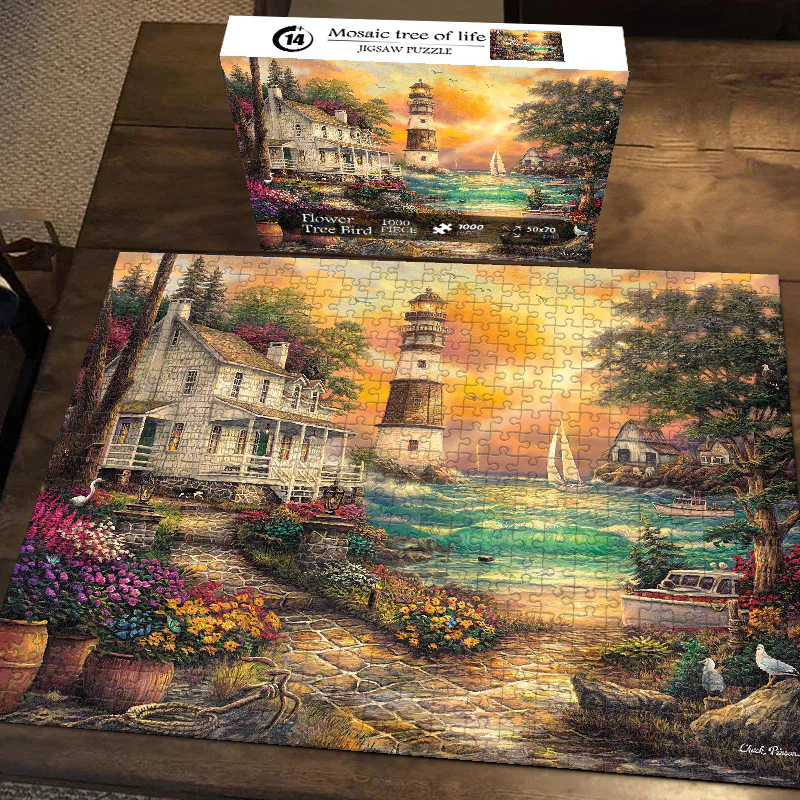 Riverside Bliss Jigsaw Puzzle 500 1000 Pieces