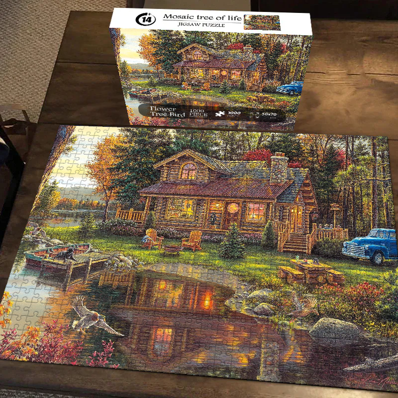 Riverside Bliss Jigsaw Puzzle 500 1000 Pieces