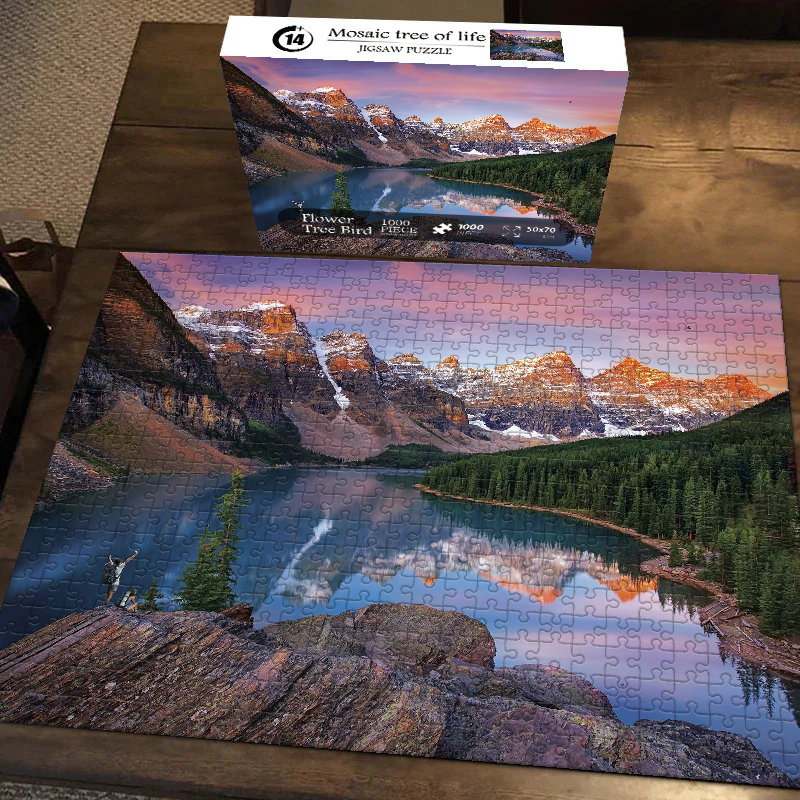 Majestic Peaks Jigsaw Puzzle 500 1000 Pieces