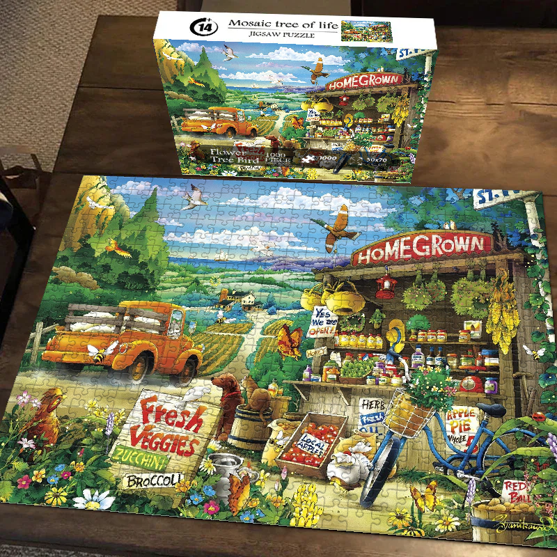 Rustic Stream Jigsaw Puzzle 500 1000 Pieces