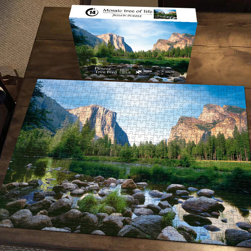 Monochrome Forest Jigsaw Puzzle 500 1000 Pieces