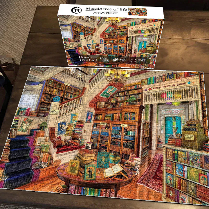 Readers Paradise Jigsaw Puzzle 500 1000 Pieces