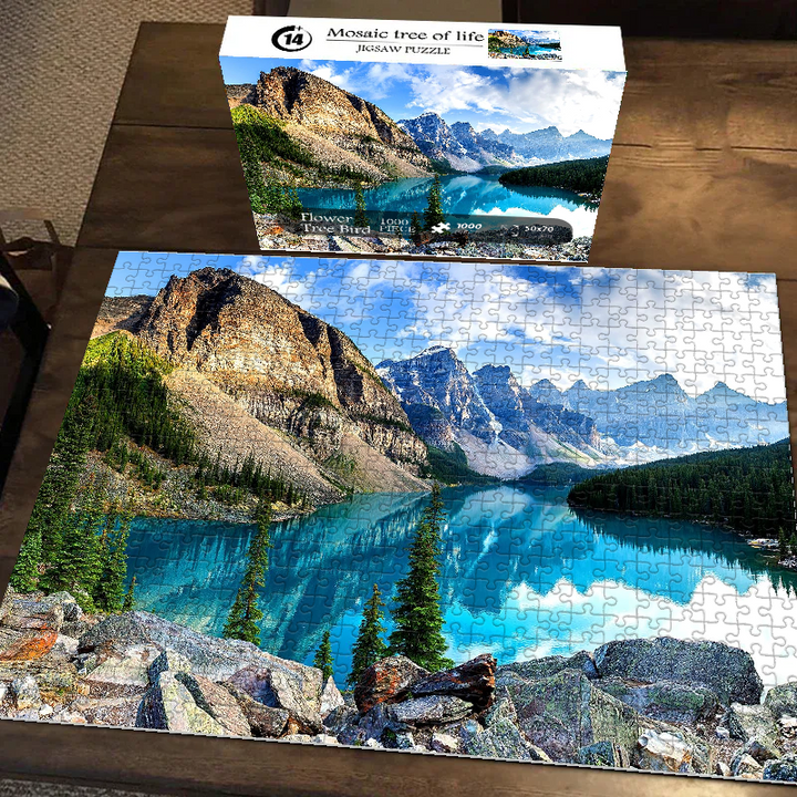 Moraine Lake Mirror Jigsaw Puzzle 500 1000 Pieces