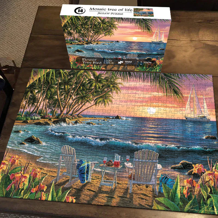 Tropical Serenity Jigsaw Puzzle 500 1000 Pieces