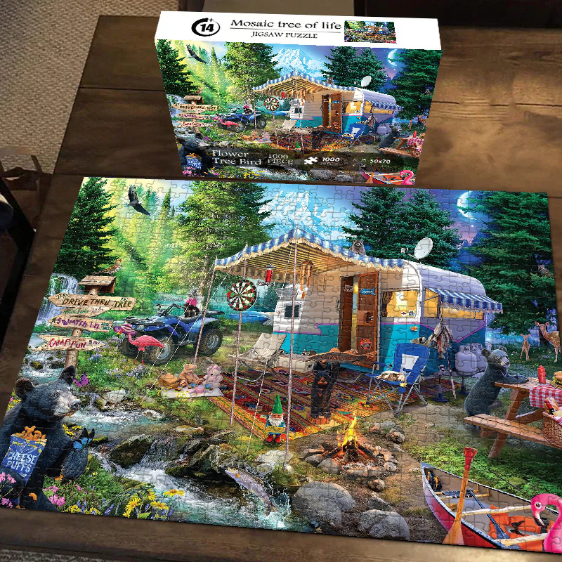 Adventure Awaits Jigsaw Puzzle 500 1000 Pieces