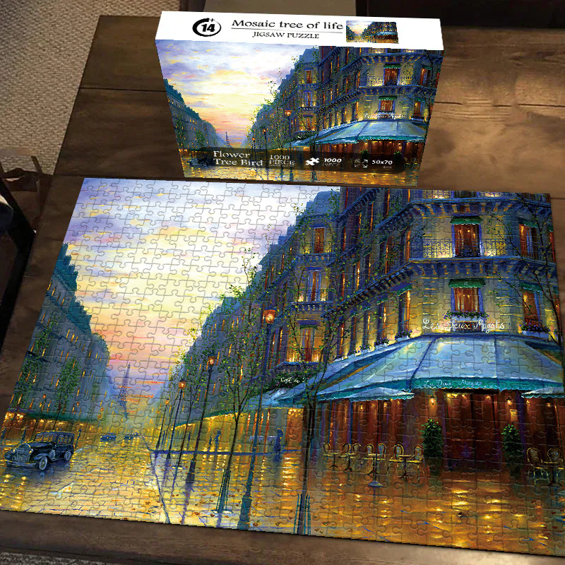 Streets of Paris Jigsaw Puzzle 500 1000 Pieces