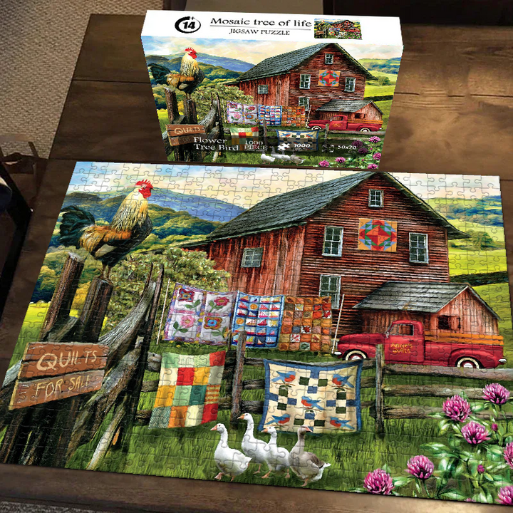 Lake Cabin Jigsaw Puzzle 500 1000 Pieces