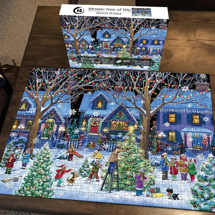 Christmas Cheer Jigsaw Puzzle 500 1000 Pieces