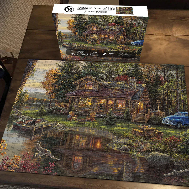 tranquil lakeside Jigsaw Puzzle 500 1000 Pieces