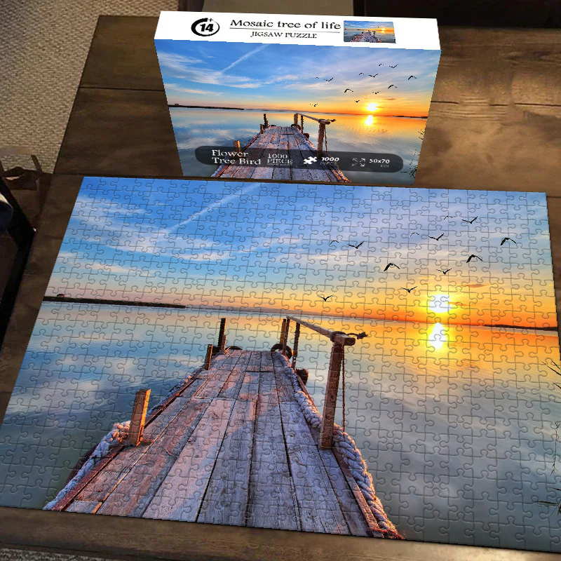 Morning by the Lake Jigsaw Puzzle 500 1000 Pieces