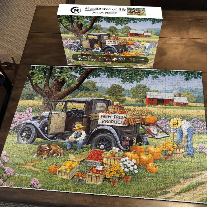 Golden Fields Jigsaw Puzzle 500 1000 Pieces