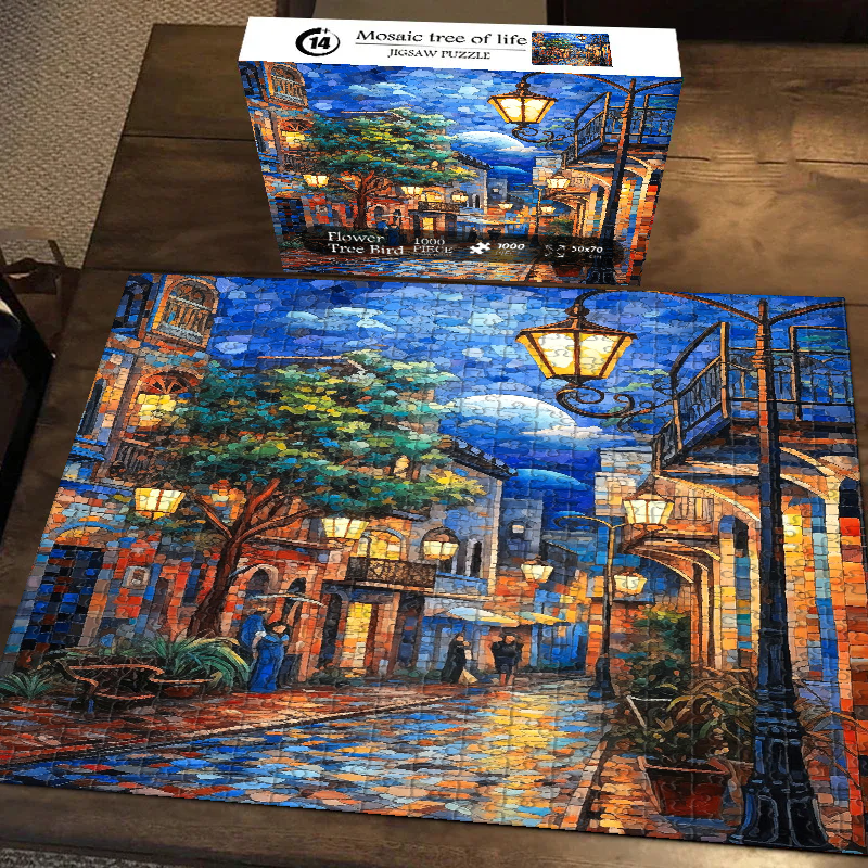 Starlit Boulevard Jigsaw Puzzle 500 1000 Pieces