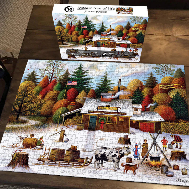 Forest Picnic Jigsaw Puzzle 500 1000 Pieces