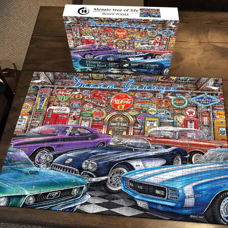 Dream Garage Jigsaw Puzzle 500 1000 Pieces