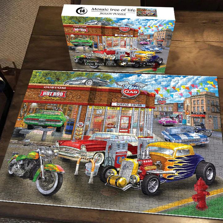 Dream Garage Jigsaw Puzzle 500 1000 Pieces