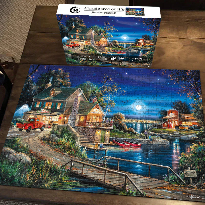 Beach Diner Jigsaw Puzzle 500 1000 Pieces