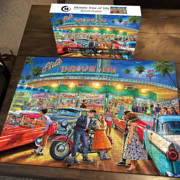 Beach Diner Jigsaw Puzzle 500 1000 Pieces