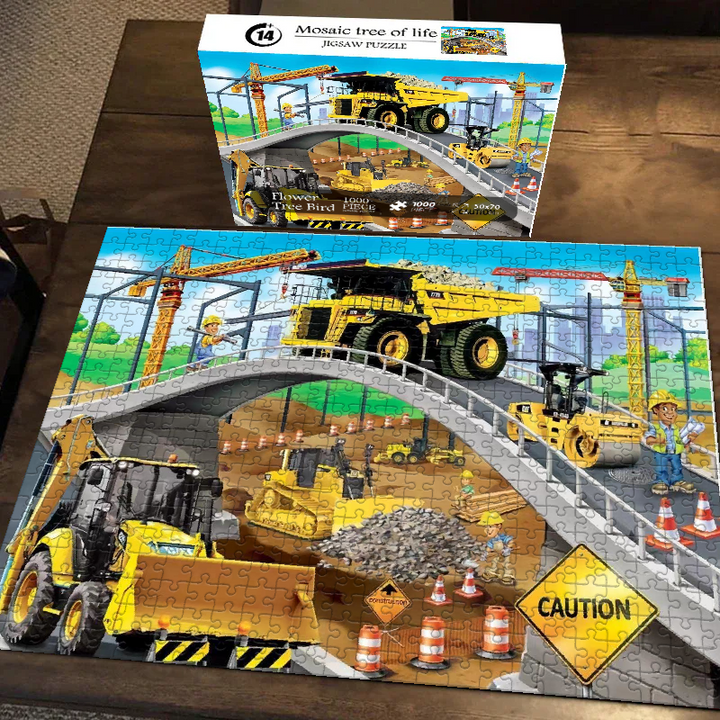 Construction Fun Jigsaw Puzzle 500 1000 Pieces