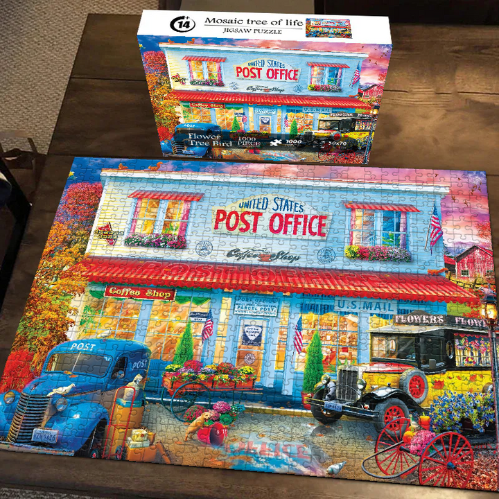 Small Town Charm Jigsaw Puzzle 500 1000 Pieces