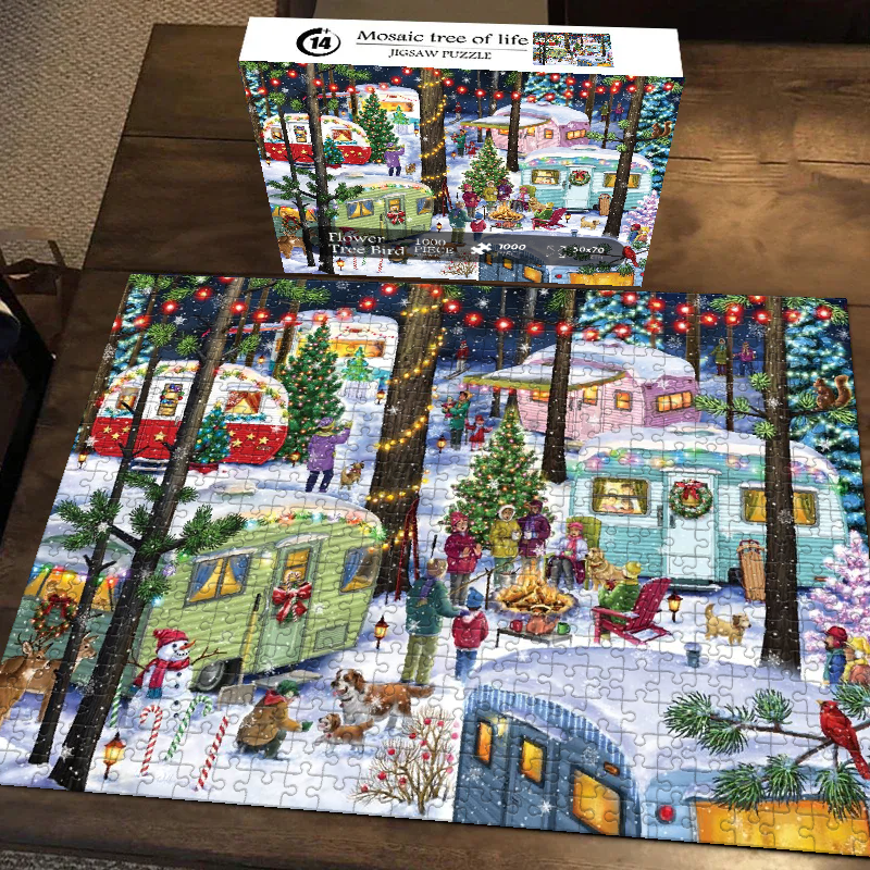 Company Camping Jigsaw Puzzle 500 1000 Pieces