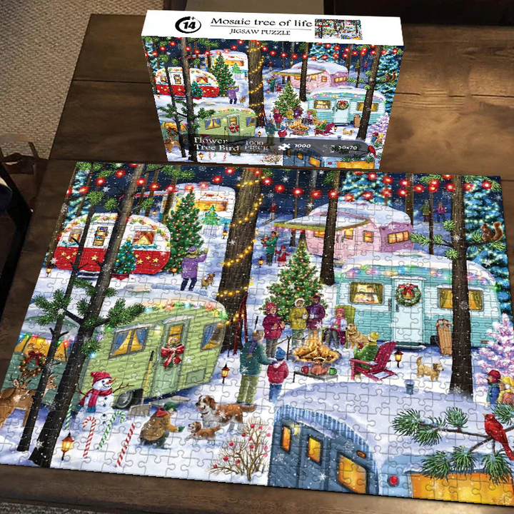 Company Camping Jigsaw Puzzle 500 1000 Pieces