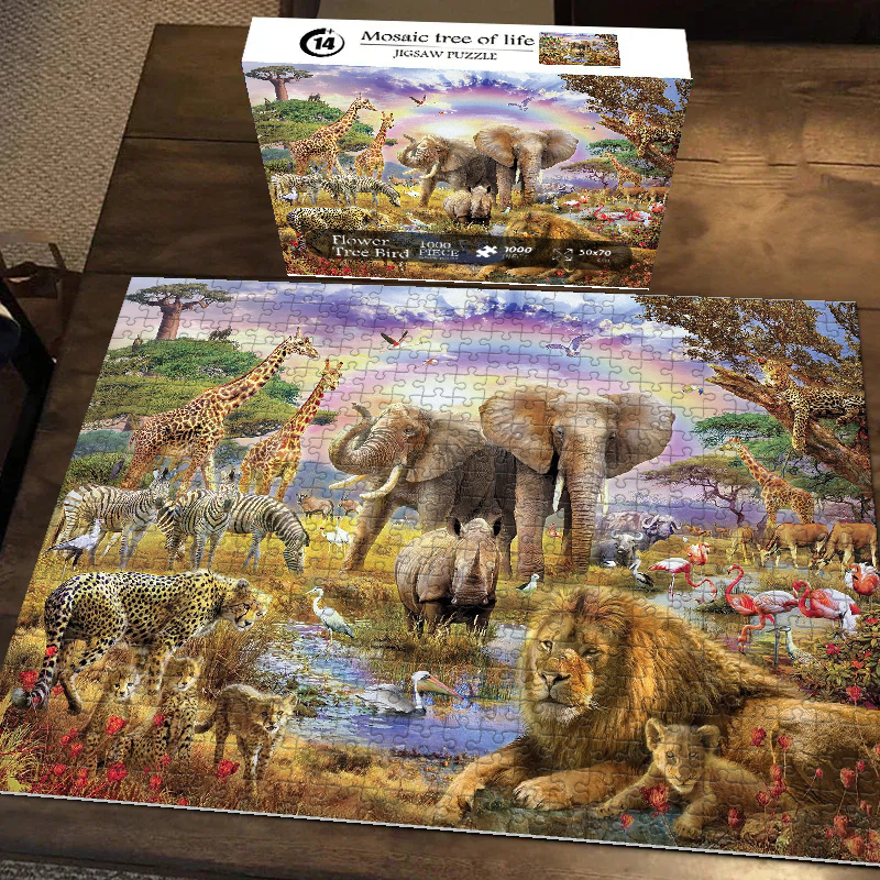 Savannah Majesty Jigsaw Puzzle 500 1000 Pieces