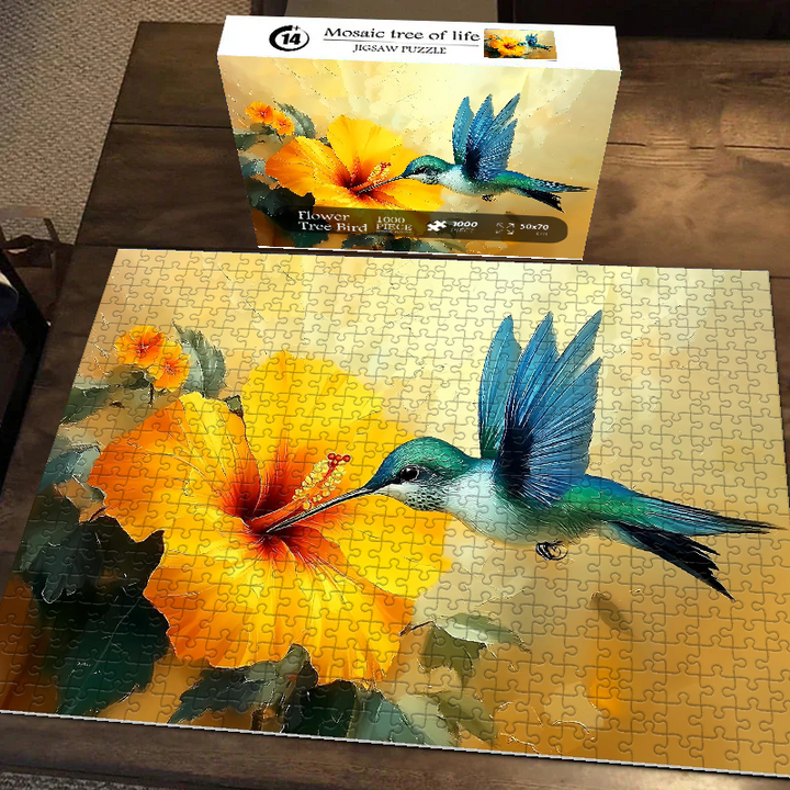 Hummingbird Garden Jigsaw Puzzle 500 1000 Pieces