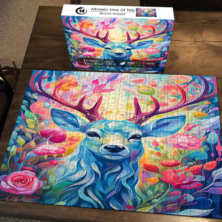 Starlit Deer Jigsaw Puzzle 500 1000 Pieces