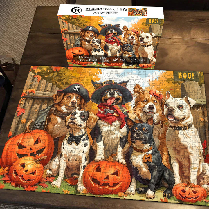 Puppy Laundry Day Jigsaw Puzzle 500 1000 Pieces