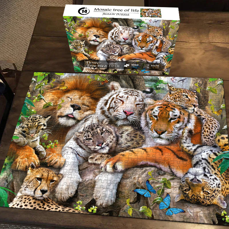 Kings of the Jungle Jigsaw Puzzle 500 1000 Pieces