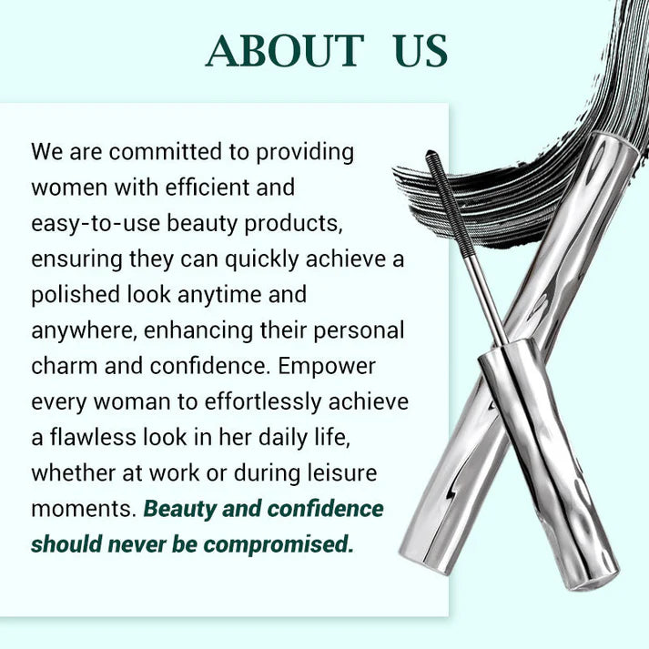 2026 Hot Sale🔥Waterproof & Sweatproof Lengthening & Curling Mascara